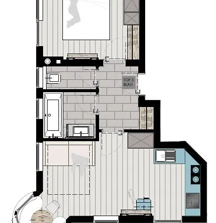 Dahuam In Mit Balkoniterrasse Appartement *